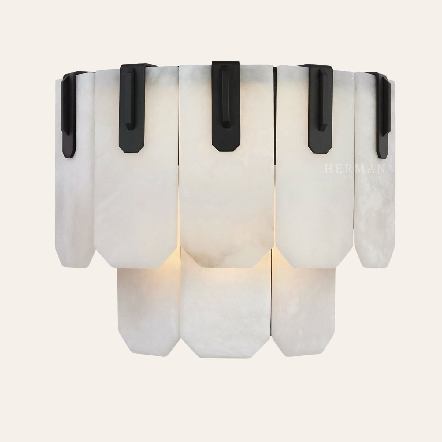 Nadia Alabaster LED Sconce