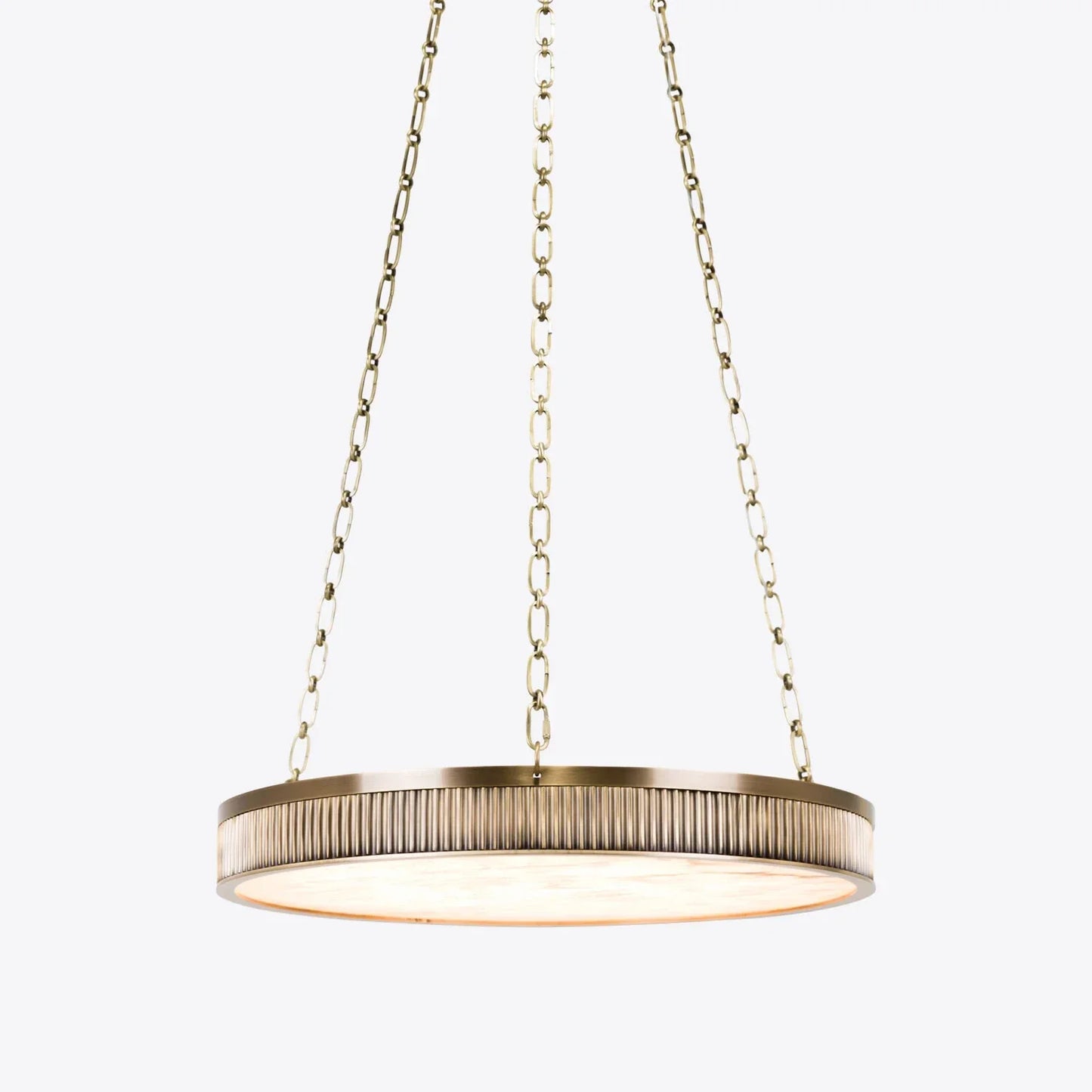 Chaplin Alabaster Plafonnier Chandelier