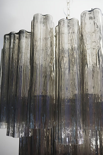 Smoked three-tier Art chandelier - view 10 | morylighting