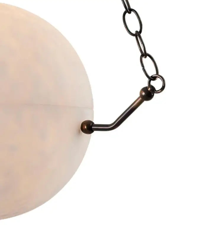 Large 'Atlas' Alabaster Suspension Lamp
