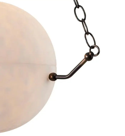 Large 'Atlas' Alabaster Suspension Lamp