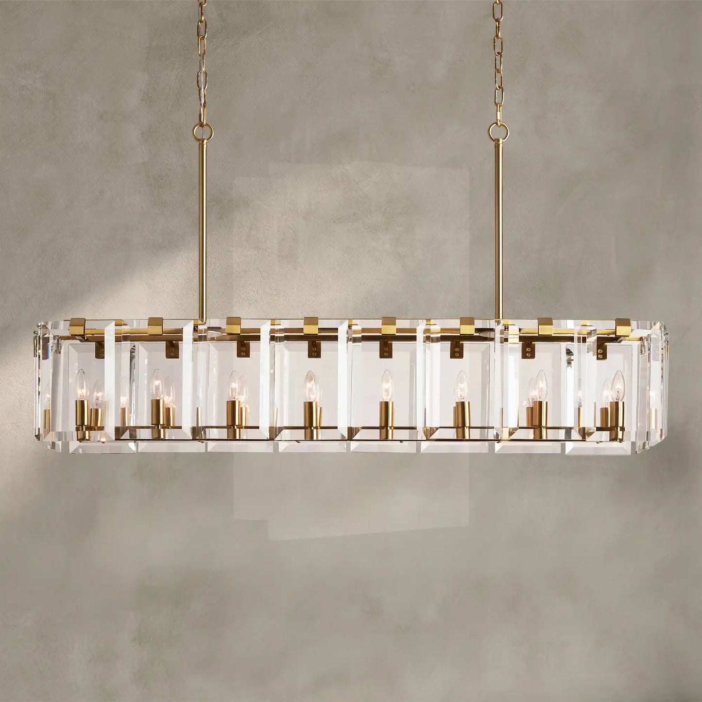 Modern Amaya Rectangular Chandelier