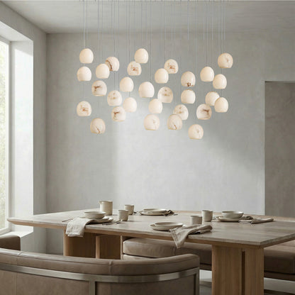 Maeva Rectangular Chandelier 15/30 Light