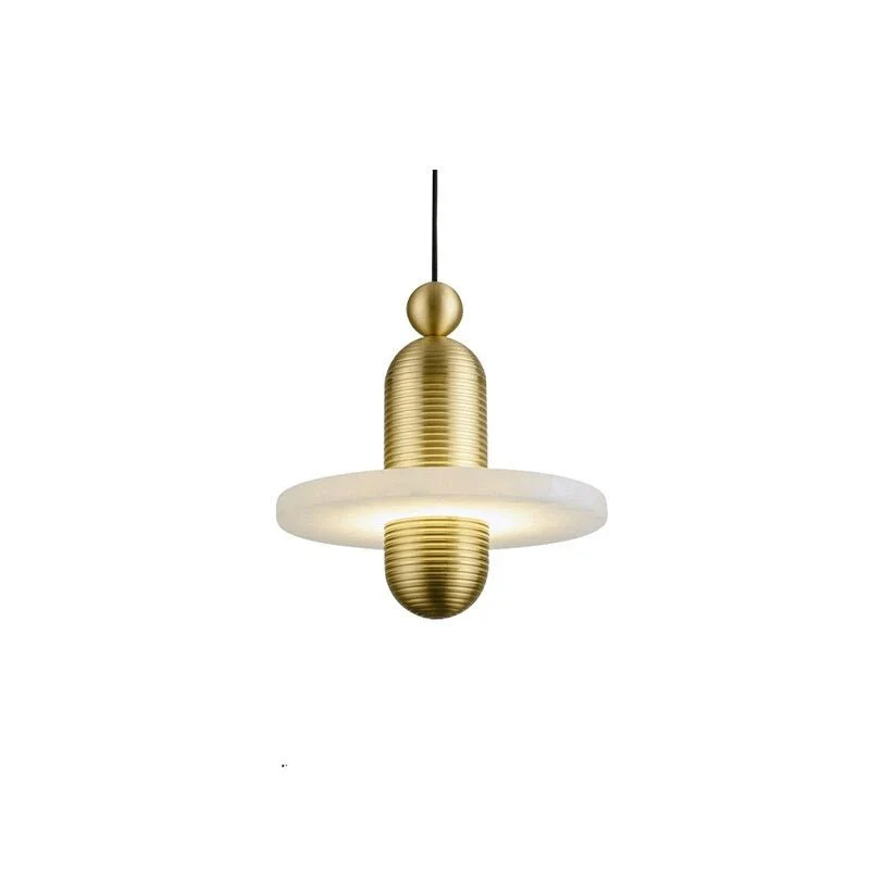Morylighting Alabaster Luminous Sphere Pendant Light - Background Shot
