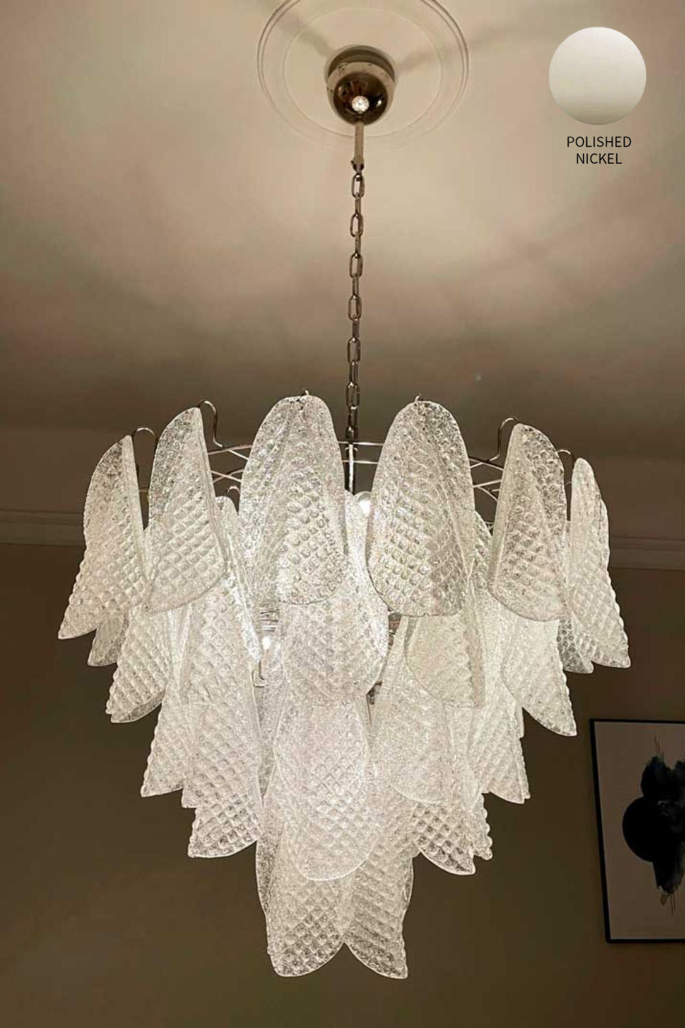 Rondini Transparent Art Glass Chandelier - view 18 | morylighting