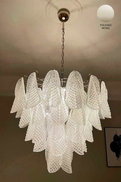 Rondini Transparent Art Glass Chandelier - view 18 | morylighting