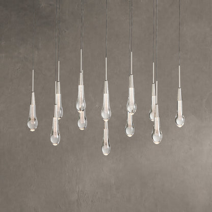 Soltaire Linear Chandelier 37" 50" 60" 70" 87" 120" | Morylighting (3)