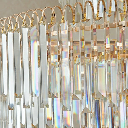 Morylighting Grand Radiance Round K9 Crystal Chandelier - Background Shot