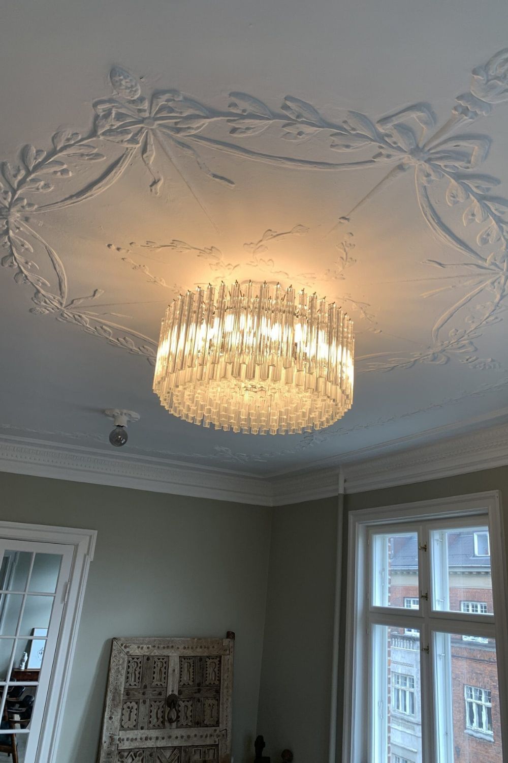 Art Transparent Prism Triedri Chandelier - view 3 | morylighting