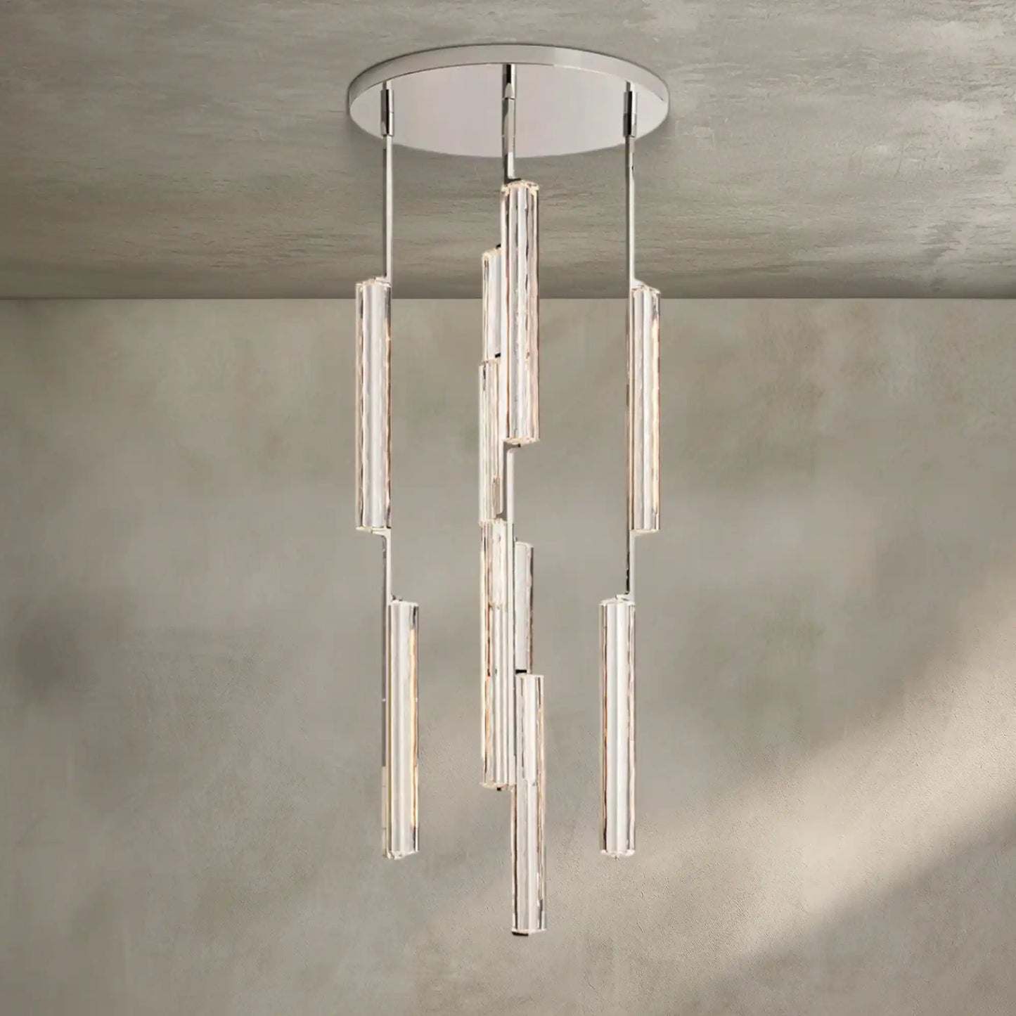 Auburn Crystal Round Chandelier 24‘’ 40‘’ 56‘’