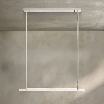 Auburn Crystal Single Bar Linear Chandelier