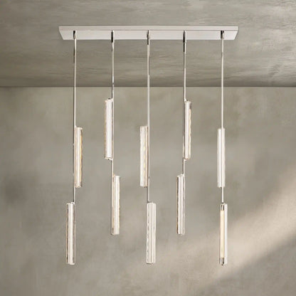 Auburn Crystal Linear Chandelier 54‘’