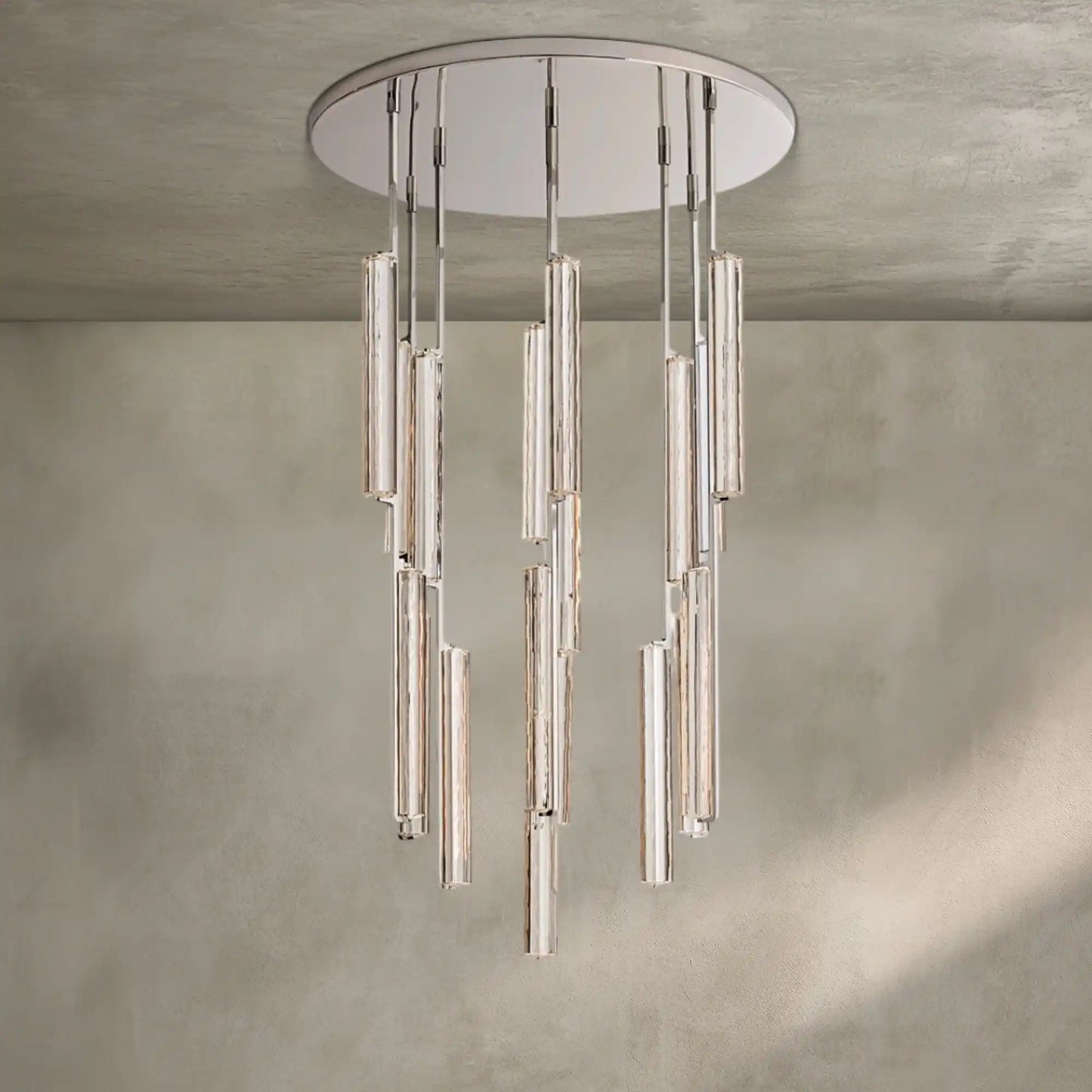 Auburn Crystal Round Chandelier 24‘’ 40‘’ 56‘’