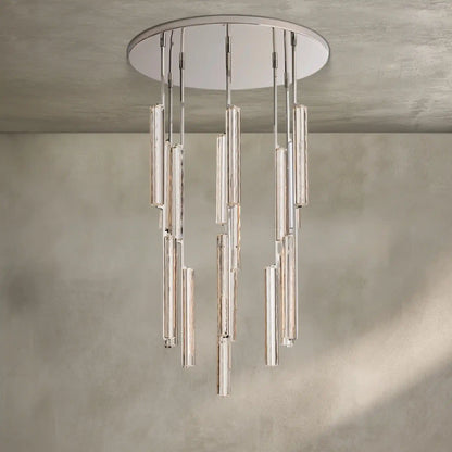 Auburn Crystal Round Chandelier 24‘’ 40‘’ 56‘’