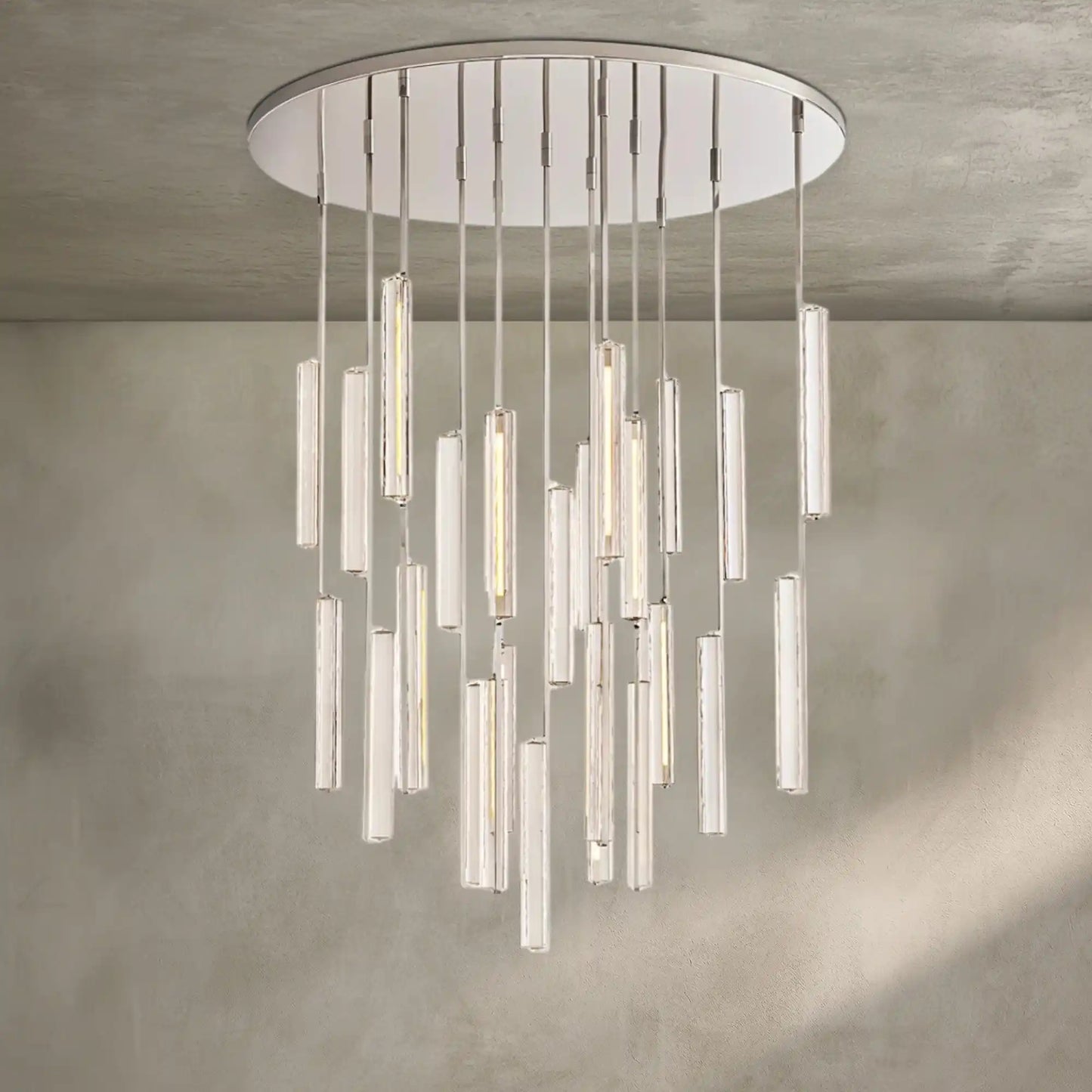 Auburn Crystal Round Chandelier 24‘’ 40‘’ 56‘’