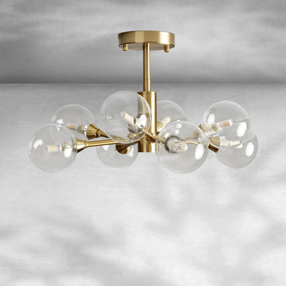 Apollo Moder Glass Ball Flushmount 20''36''47''