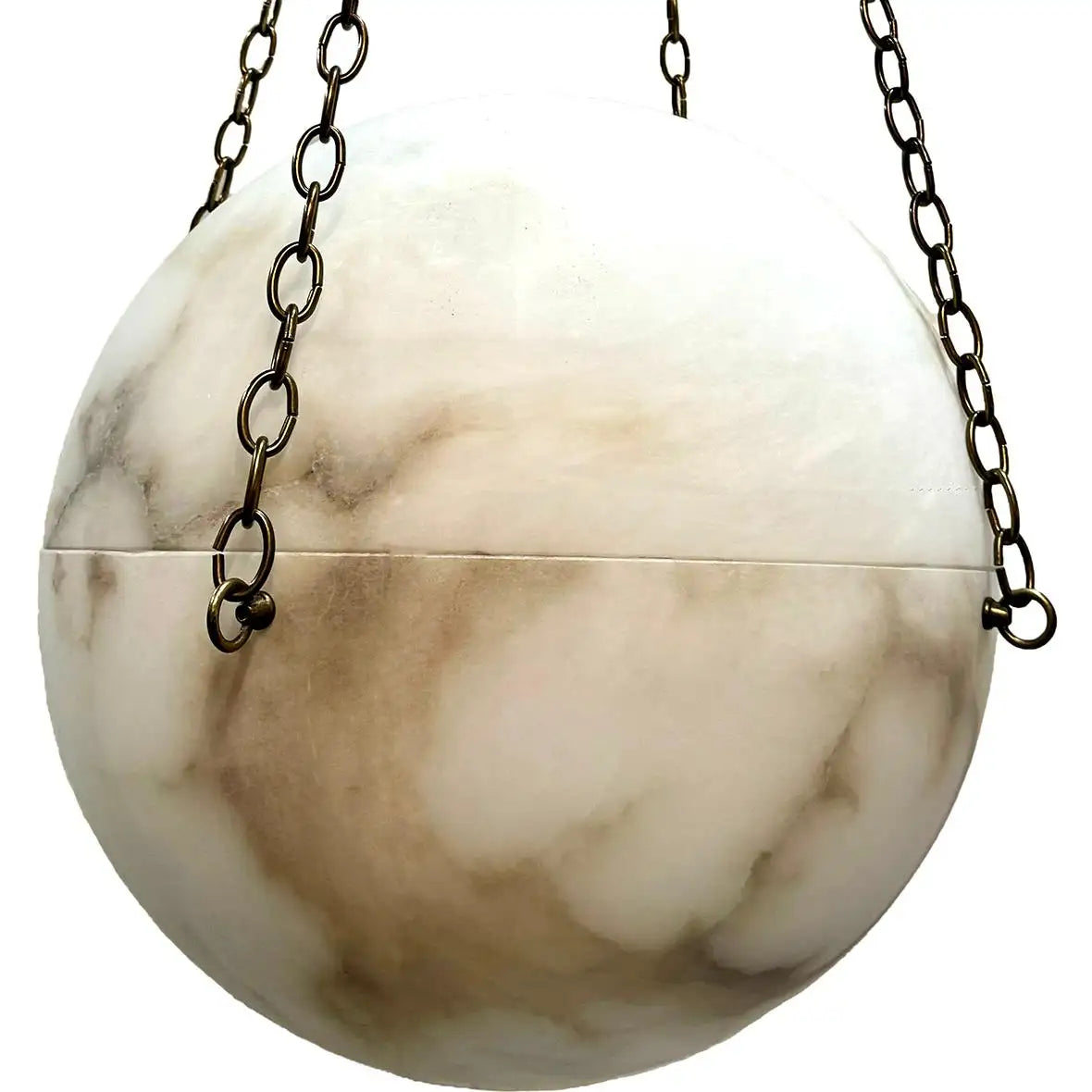 Vintage Alabaster Globe Fixture