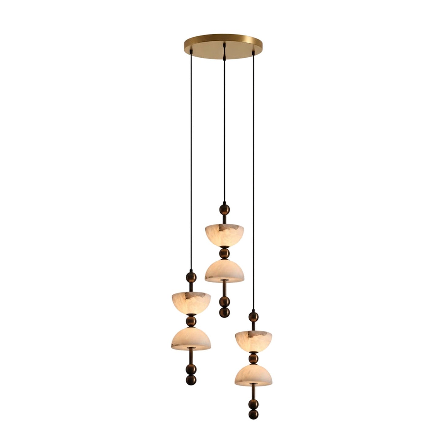 Duo Alabaster Pendant Lamp