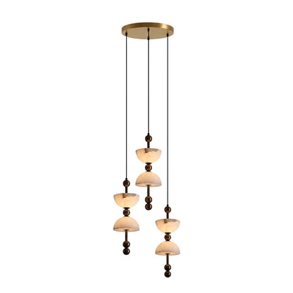 Duo Alabaster Pendant Lamp