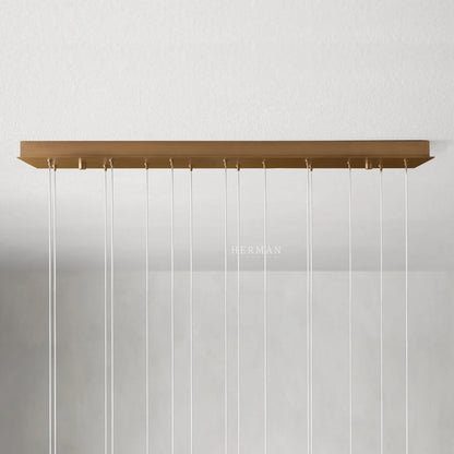 Arica Alabaster Linear Chandelier