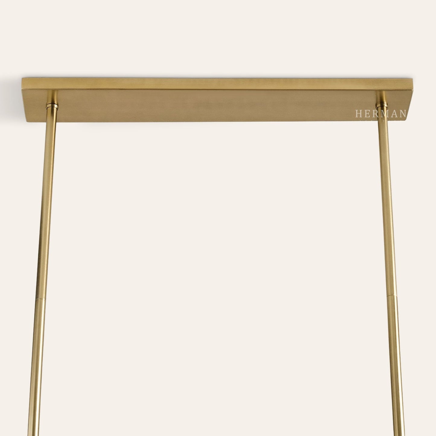 Solene Alabaster Linear Chandelier 45"