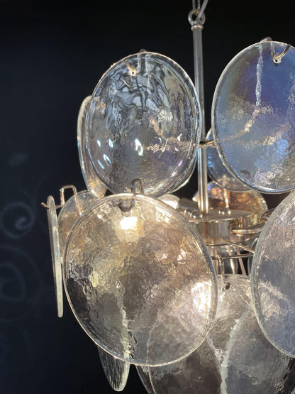 Iridescent Mid-Century Modern Art Chandelier - view 16 | morylighting