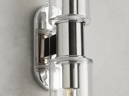 Harrlin Double Sconce in Clear