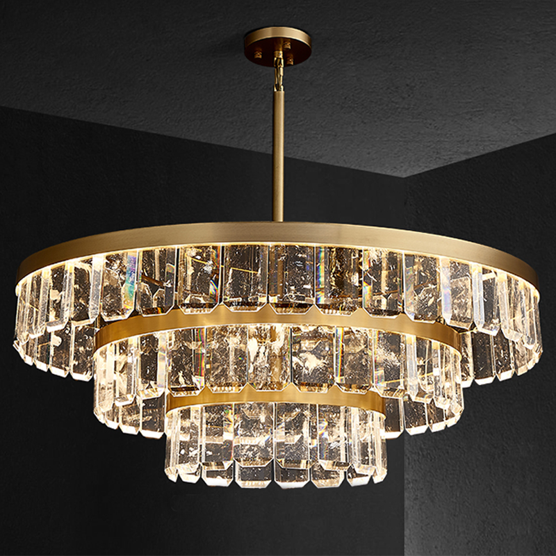 Rebecca Postmodern Multi Tier Crystal Chandelier - morylighting