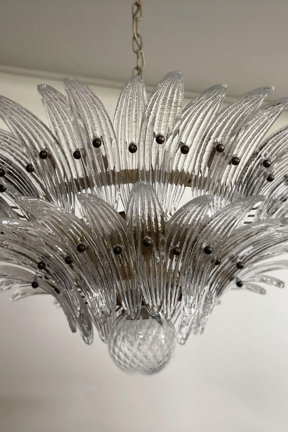 Original Art Palmette Crystal Chandelier - view 12 | morylighting