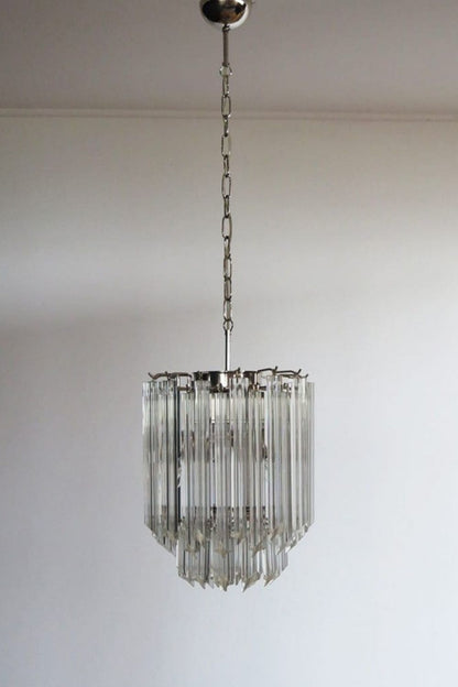 Art Quadriedri Glass Chandelier - view 3 | morylighting
