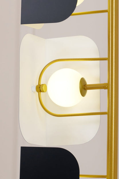 Leagan Stacked Panel Modern Floor Light - view 14 | morylighting
