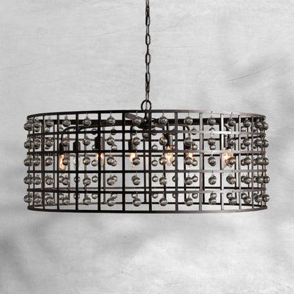 La Cage Round Chandelier 6/8/12 Light