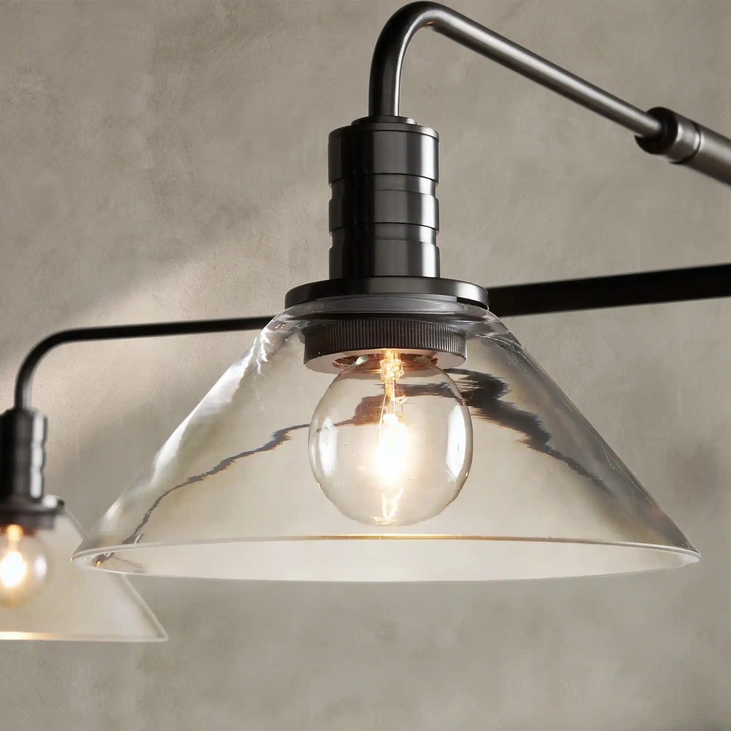 Theron Glass Round Chandelier 30'' 52''