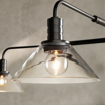 Theron Glass Round Chandelier 30'' 52''