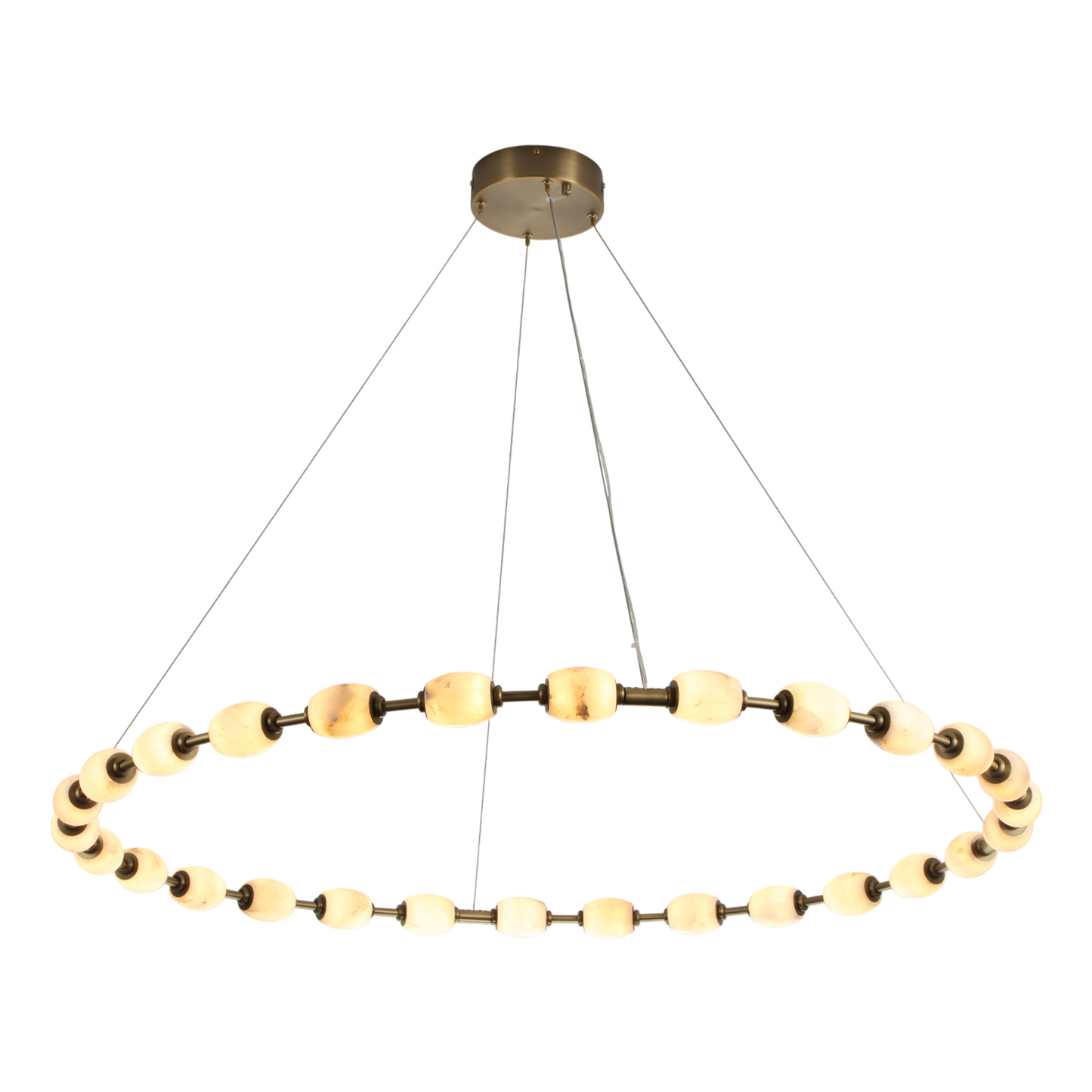 Alabaster Bead LED Pendant Light