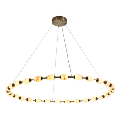 Alabaster Bead LED Pendant Light