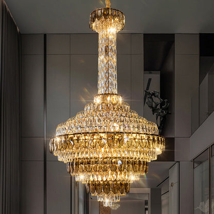 Morylighting Grand Empire Tiered Crystal Chandelier - American ballroom or formal entertaining space