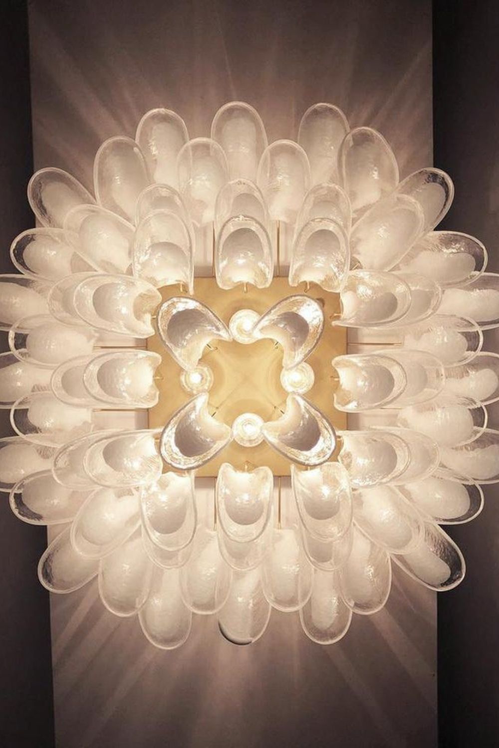 Vintage Art Handcrafted Petal Ceiling Lamp - view 5 | morylighting