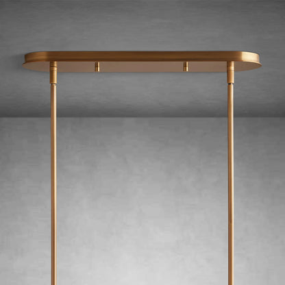 Daphne Metal Linear Chandelier 62''72''