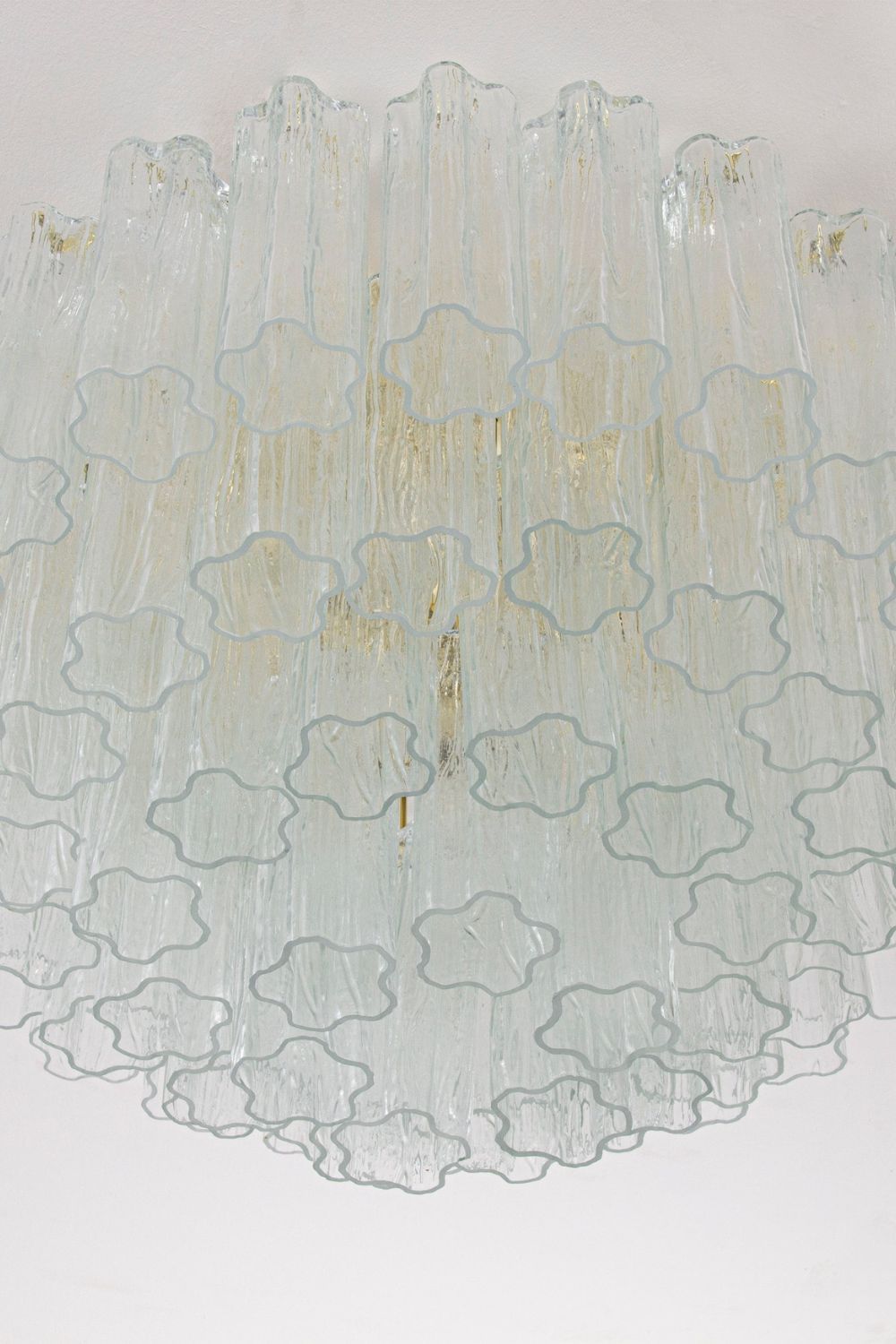 Clear Art Glass Tronchi Ceiling Light - view 6 | morylighting