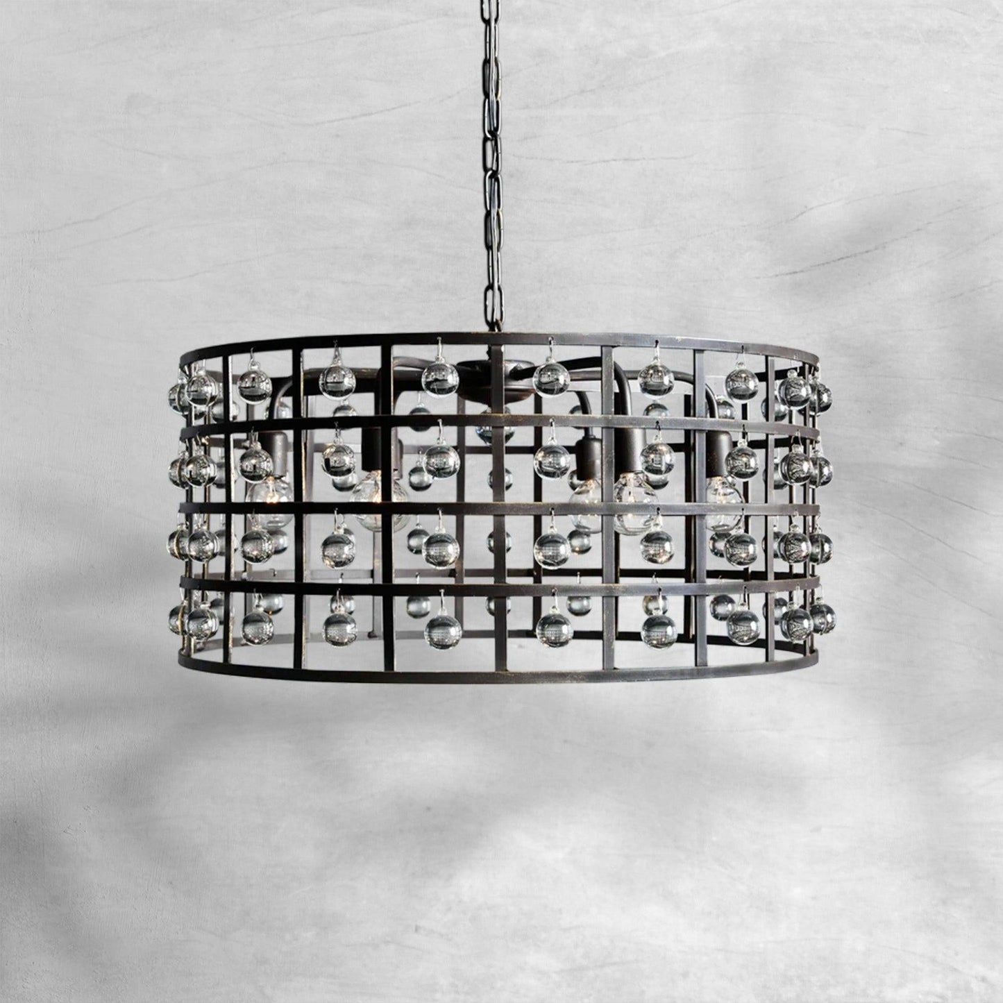 La Cage Round Chandelier 6/8/12 Light