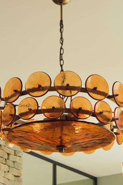 Italian Art glass Lorenzo chandelier - view 13 | morylighting
