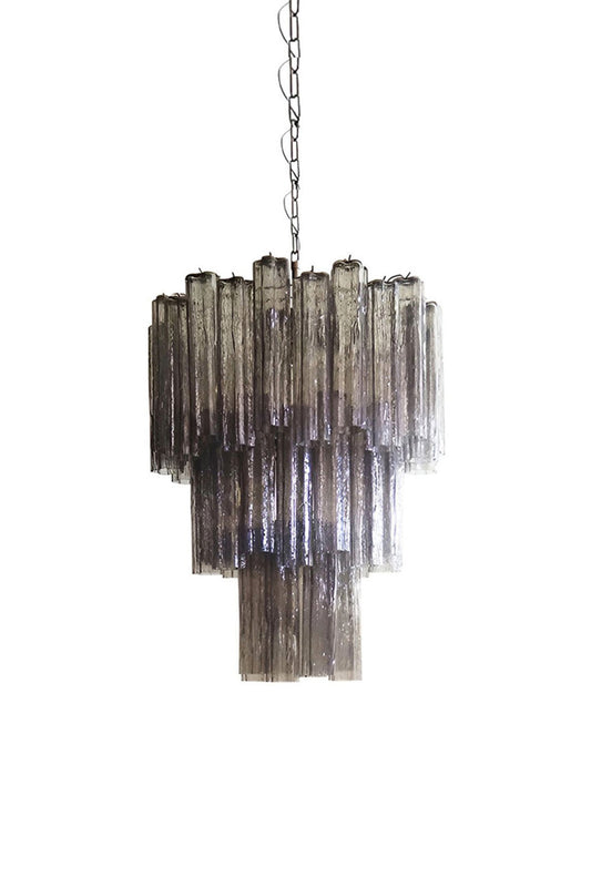 Smoked three-tier Art chandelier | morylighting