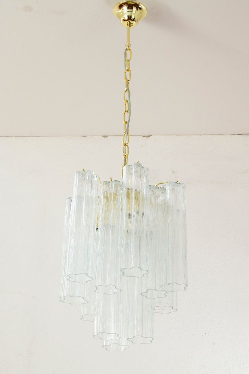 Tronchi Italy clear Art Glass Chandelier - view 5 | morylighting