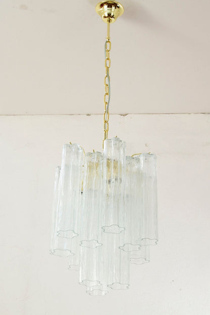 Tronchi Italy clear Art Glass Chandelier - view 5 | morylighting