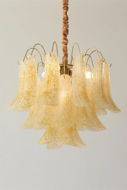 Mazzega Art colorful glass chandelier - view 6 | morylighting