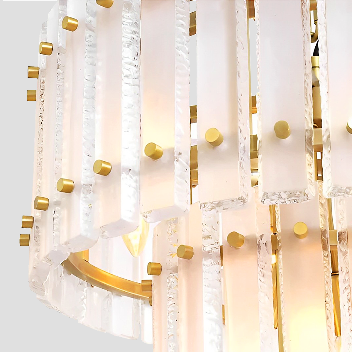 Morylighting Grandeur Radiance 2-Tier Glass Chandelier - Background Shot