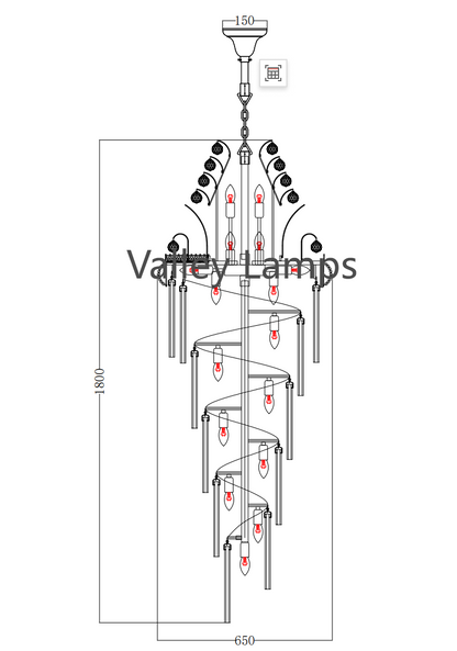 Morylighting Grand Lumina K9 Crystal Chandelier - American ballroom or formal entertaining space