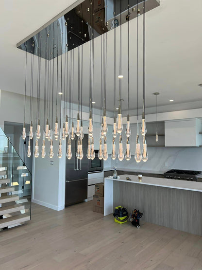 Soltaire Linear Chandelier 37" 50" 60" 70" 87" 120" | Morylighting (54)