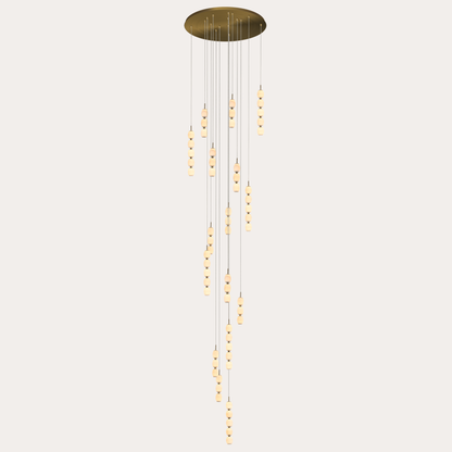 Alabaster Bead LED Pendant Light